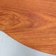 Scandinavian Modern Teak& Rattan Round Coffee Table, 1960's Denmark