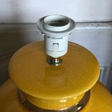 Vintage cracked ceramic lamp foot