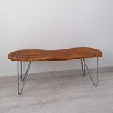 Vintage IKEA Peanut Wicker Bench