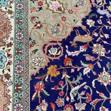 Tapis vintage persan de Tabriz fait main 300x395 cm