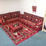 Turkish red floor sofa