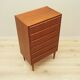 Commode en teck, design danois, années 1970, production : Danemark