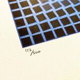 Lithographie de Victor Vasarely, édition limitée numérotée, années 1970