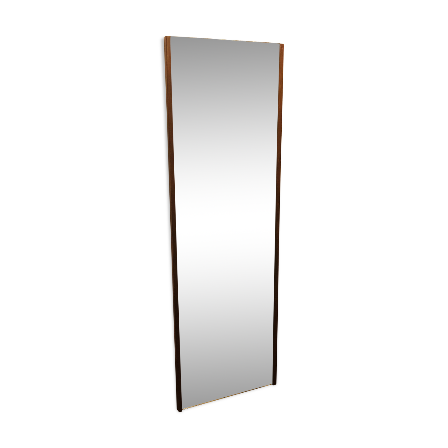 Scandinavian teak mirror 151x48cm