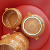 Set de 5 bols orangés empilables Gien