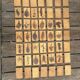 Set of 52 Vallauris herbarium tiles signed Capron