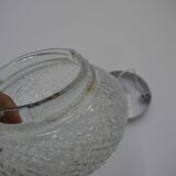 Molded glass ceiling lamp