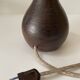 Large handmade stoneware lamp, 1960s-70s