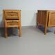 Large oak architect desk / table 1940's