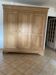 3-door solid oak wardrobe, detachable, sandblasted, wardrobe/lingerie.