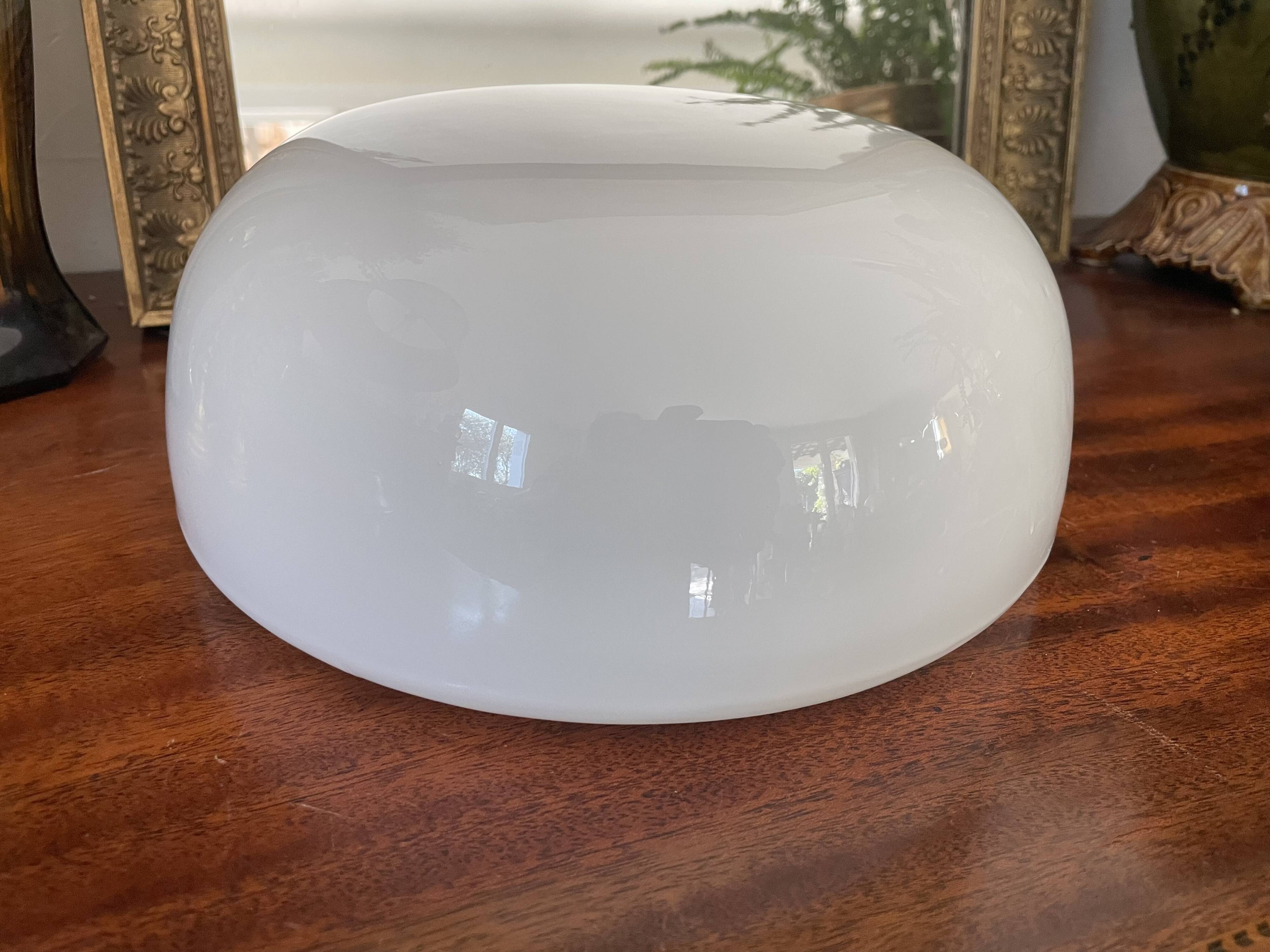 Ceiling lamp in vintage opaline 25cm