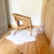 Vintage children's armchair in wicker and rattan