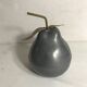 Bonbonniere box shape metal Tin and brass vintage PEAR