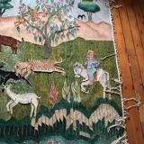 Vintage Egyptian Tapestry Ramsès Wissa Wassef circa 1960