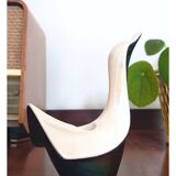 Verceram swan-shaped candle holder