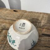 Old bowl Sarreguemines Digoin 400 Saint Amand in blue earthenware / vintage ceramic