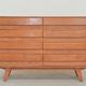 Commode U 453 bois par Jiri Jiroutek pour Interier Praha 1960
