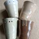 Lot de 4 tasses/mugs en grès japonais