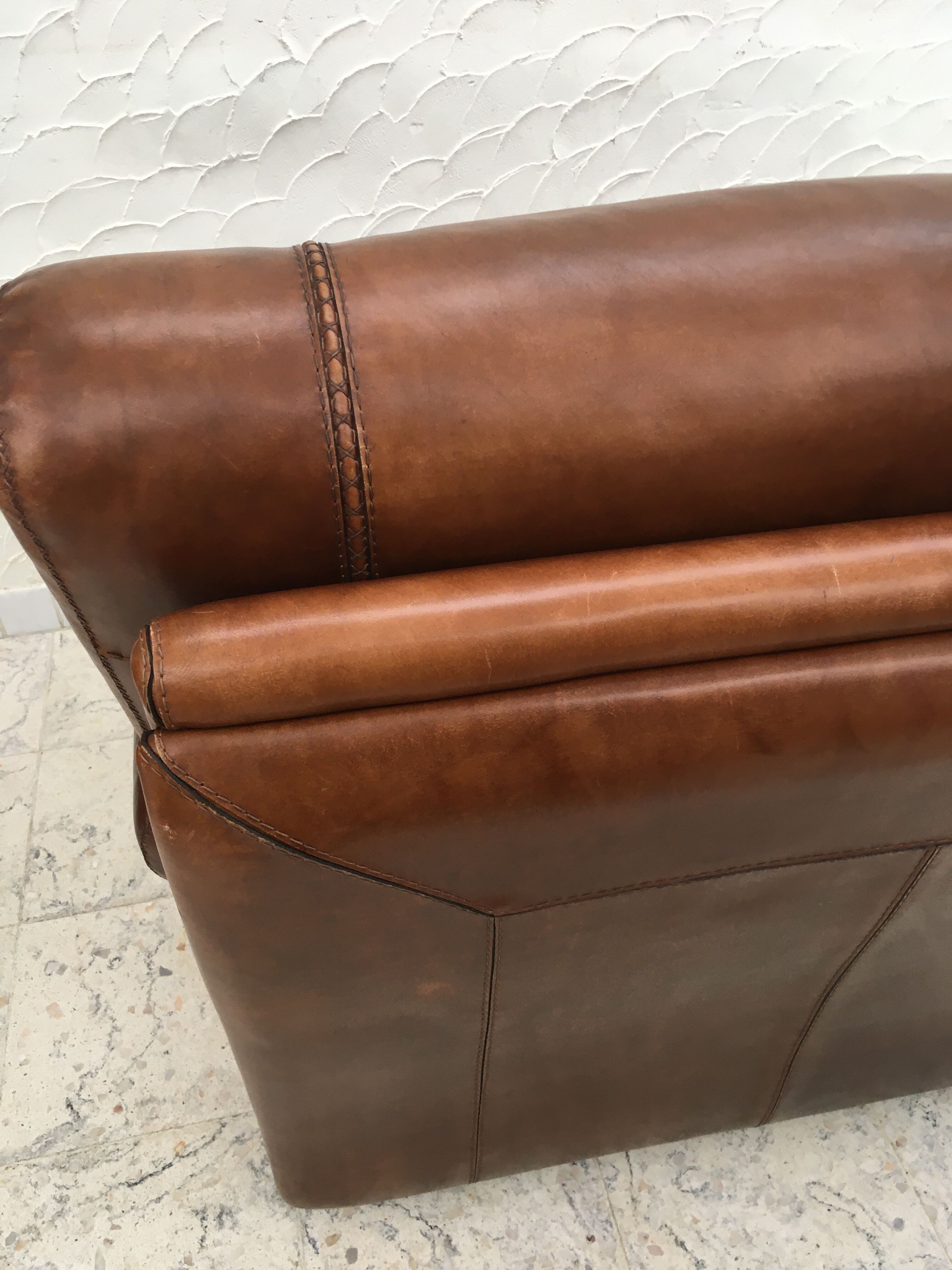 Leather armchair