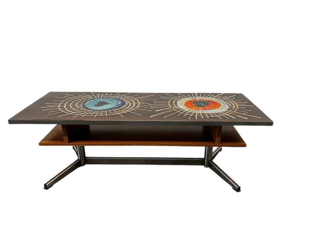 Vintage brown coffee table / belarti coffee table