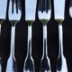 12 fish cutlery in silver metal uniplat cluny