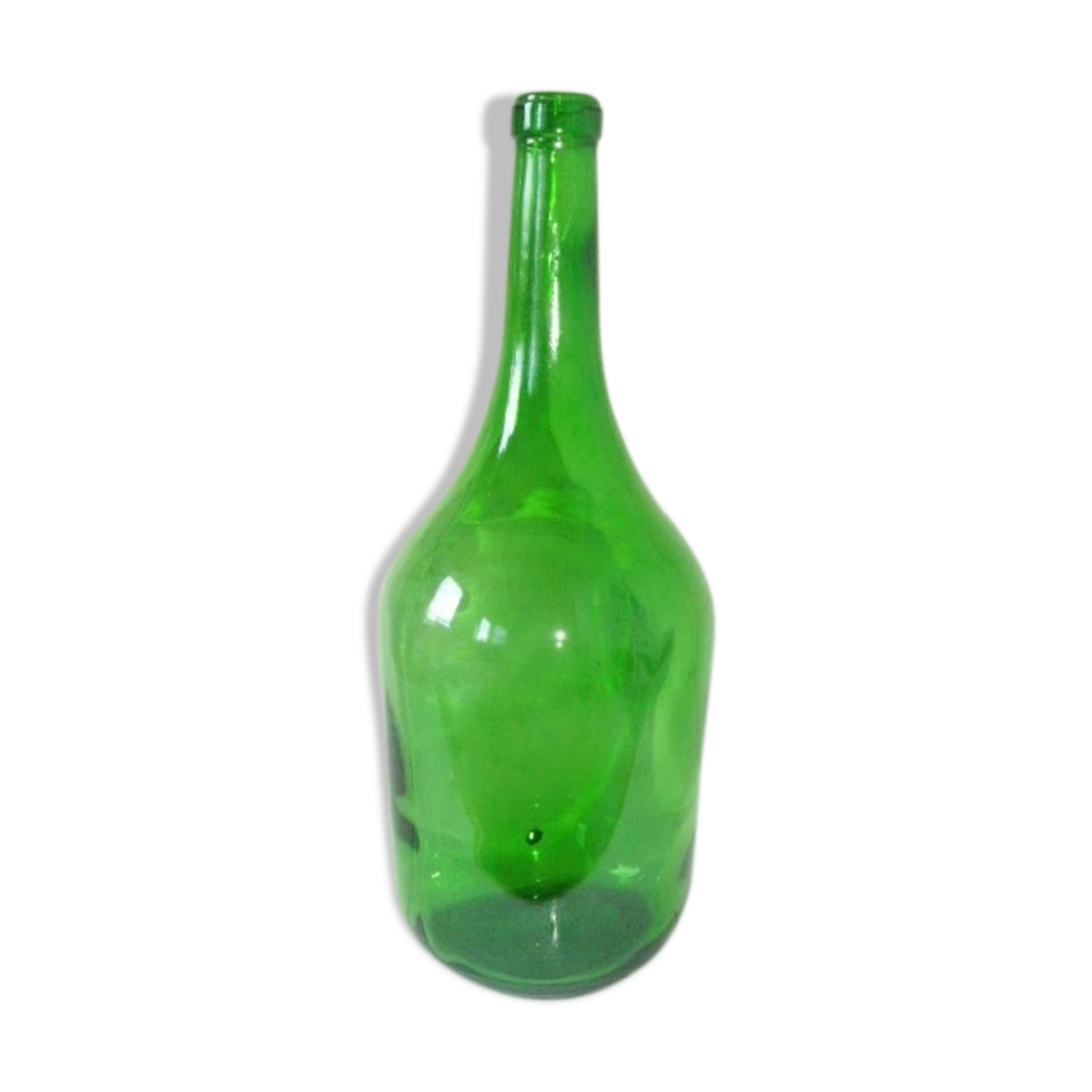 Vintage 34cm glass bottle from the 70s