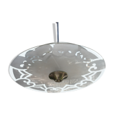 Vintage double glass plate luster 1940