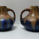 Paire de vases art déco en grés de Gannat de G. M éténier