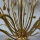 Vintage brass Italian sputnik chandelier
