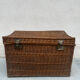 Woven wicker basket