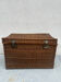 Woven wicker basket
