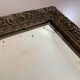 Old stitched golden mirror