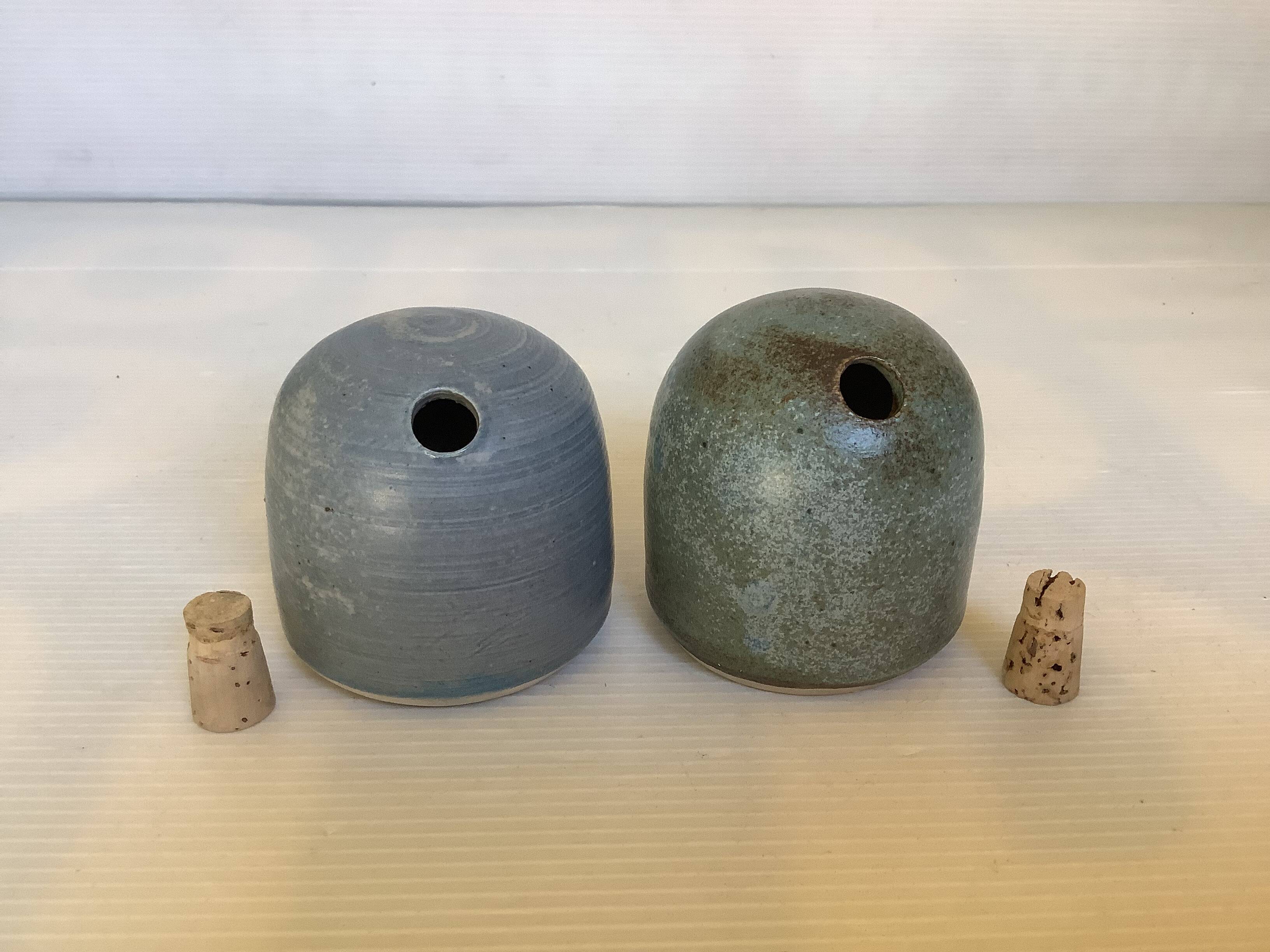 Salt and pepper handmade ceramic