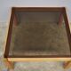 Coffee table with smoked glass top, 1980s