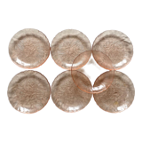 Vintage pink glass plates