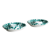 Set of two handmade ceramic egg cups