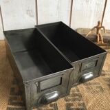Pair of industrial drawers