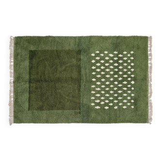 GREEN RUG, magnificent Moroccan rug, 150/250cm