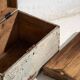 Small antique painted pine chest – Poland, around 1930