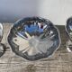 11 stainless steel cups / bowls 1970