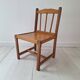 Chaise enfant en bois vintage