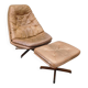 MS68 Lounge Chair and Ottoman by Madsen & Schubell, 1960s