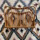 Rattan magazine rack