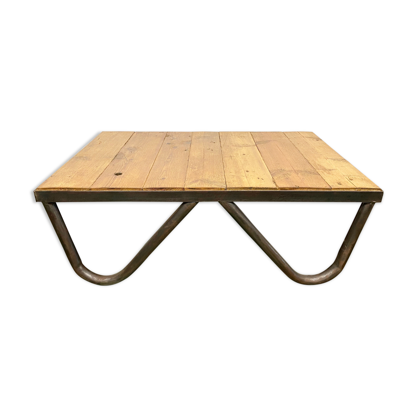 Table basse industrielle, années 1960