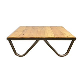 Table basse industrielle, années 1960