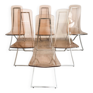 suite de 6 chaises CH4