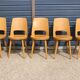 5 BAUMANN “MONDOR” light beech chairs