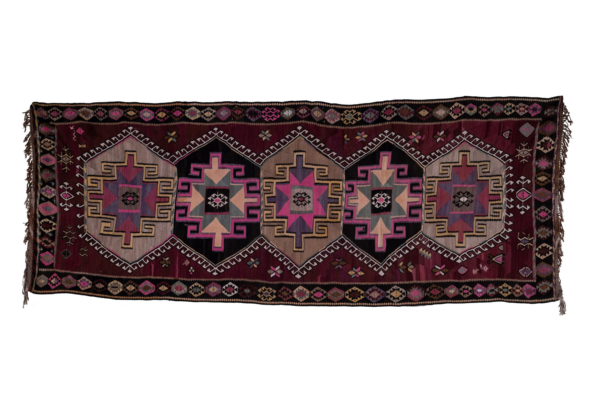 Turkish Kars kilim rug 165 x 425 cm