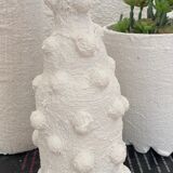 Trio of white vases