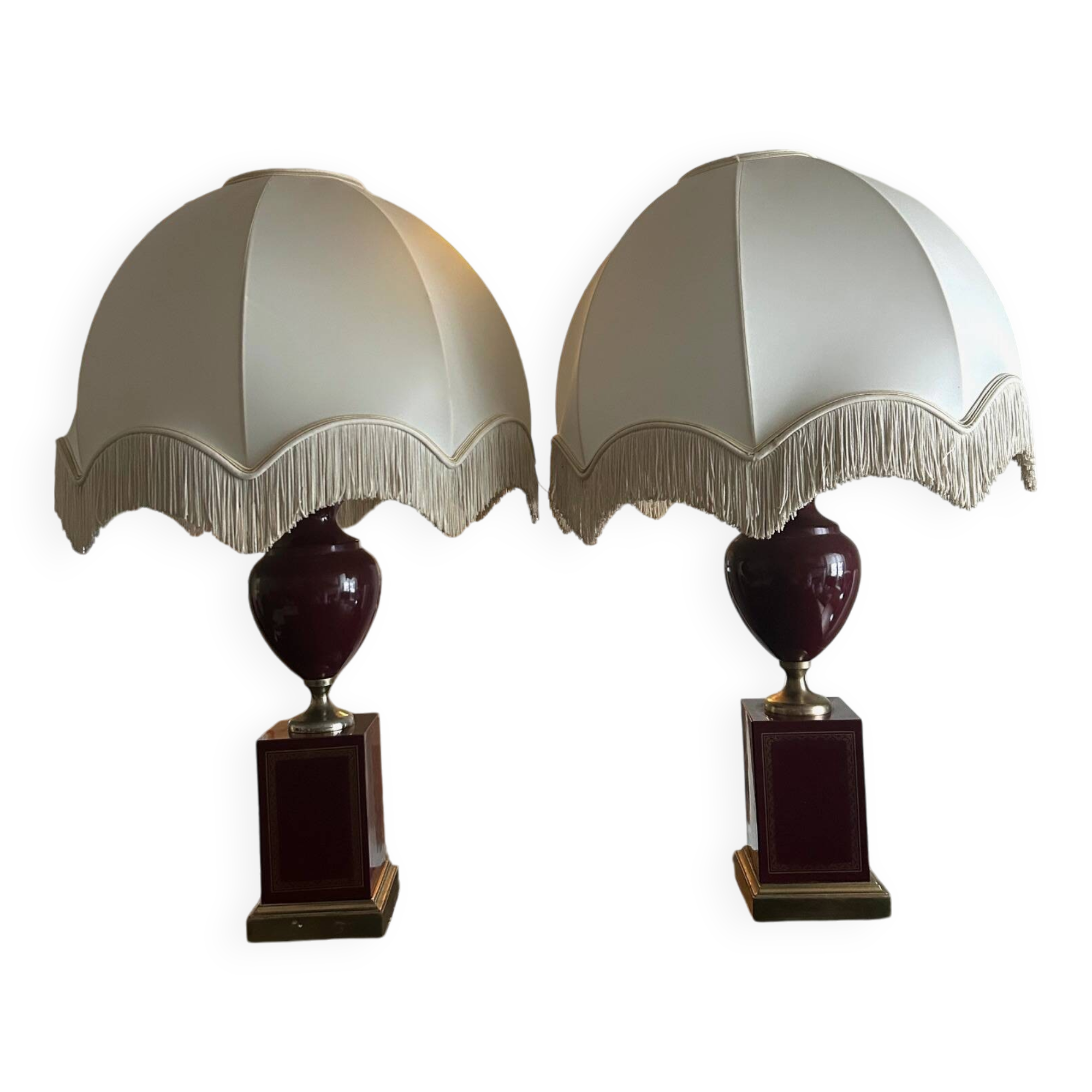 paire de lampes années 70